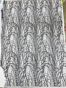 Galaxy Glitter Design On A Mesh Lace 54" Wide| New Creations Fabric & Foam Inc.