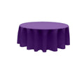 120" ROUND POLY POPLIN SEAMLESS TABLECLOTH - New Creations Fabric & Foam Inc