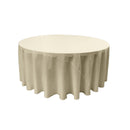 132" ROUND POLY POPLIN TABLECLOTH - New Creations Fabric & Foam Inc