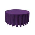 132" ROUND POLY POPLIN TABLECLOTH - New Creations Fabric & Foam Inc