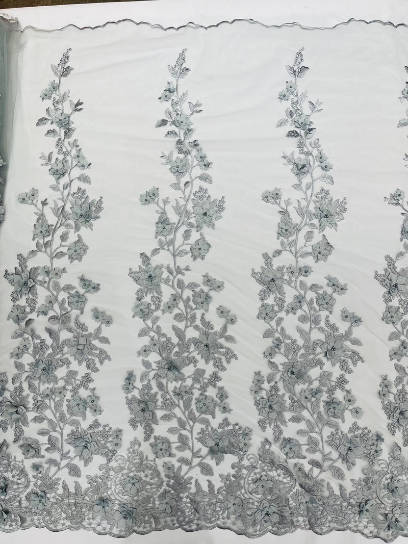 PRINCESS 3D FLORAL LACE (By The Yard)