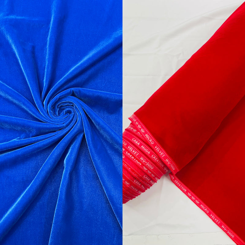 Micro Velvet Fabric/54 Wide /Sold By The Yard.