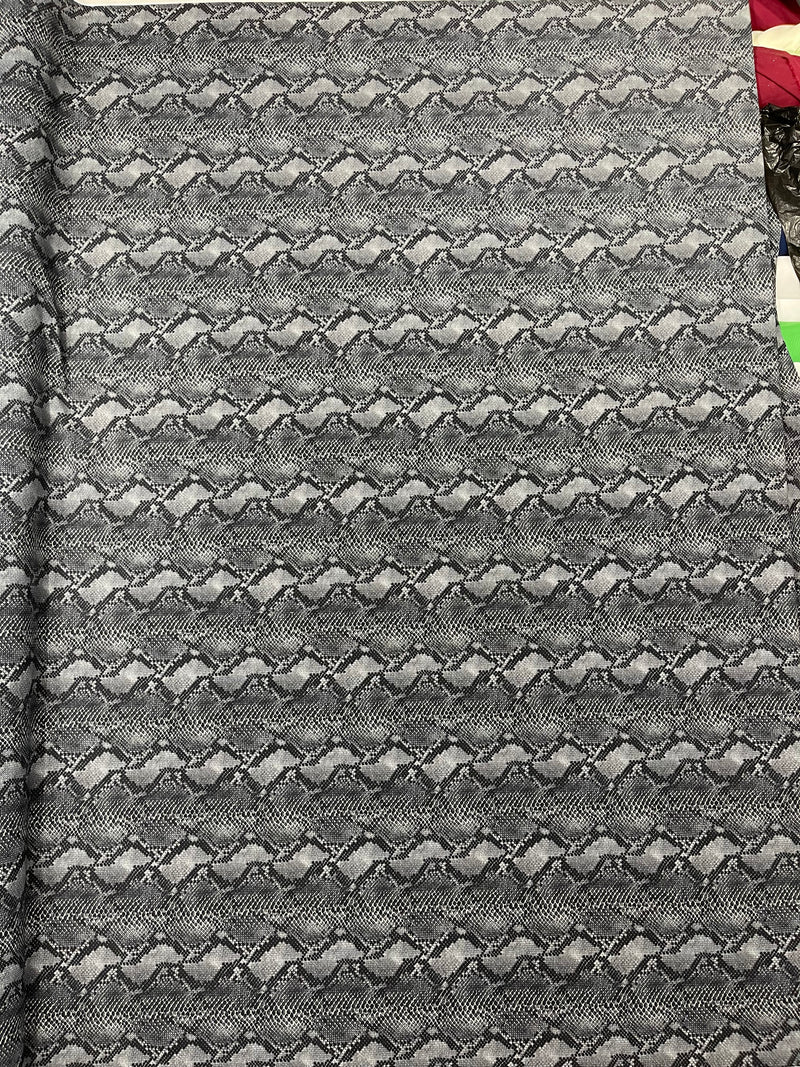 PYTHON SNAKE DIGITAL PRINT ON A SPANDEX FABRIC (By The Yard)