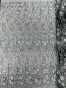 3d Luxury satin floral glitter fabric| New Creations Fabric & Foam Inc. - New Creations Fabric & Foam Inc