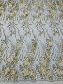 3d Luxury satin floral glitter fabric| New Creations Fabric & Foam Inc. - New Creations Fabric & Foam Inc
