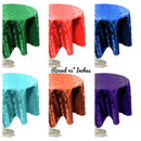 45" ROUND TABLECLOTH ROSES JACQUARD SATIN - New Creations Fabric & Foam Inc