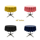 48" ROUND POLY POPLIN SEAMLESS TABLECLOTH - New Creations Fabric & Foam Inc