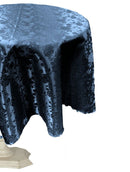 48" ROUND TABLECLOTH ROSES JACQUARD SATIN - New Creations Fabric & Foam Inc