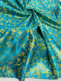 SMALL METALLIC CROSS JACQUARD SATIN FABRIC (By The Yard)