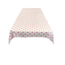 58" x 58" Square Small Polka Dot Poly Cotton Tablecloth - New Creations Fabric & Foam Inc
