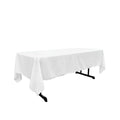 60" X 102" Rectangular Polyester Poplin Tablecloth - New Creations Fabric & Foam Inc