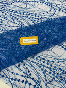 Galaxy Glitter Design On A Mesh Lace 54" Wide| New Creations Fabric & Foam Inc.