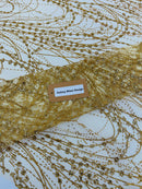 Galaxy Glitter Design On A Mesh Lace 54" Wide| New Creations Fabric & Foam Inc.