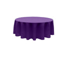 90" ROUND POLY POPLIN SEAMLESS TABLECLOTH - New Creations Fabric & Foam Inc