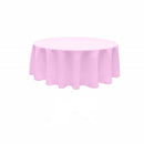90" ROUND POLY POPLIN SEAMLESS TABLECLOTH - New Creations Fabric & Foam Inc
