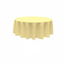 96" ROUND POLY POPLIN SEAMLESS TABLECLOTH - New Creations Fabric & Foam Inc