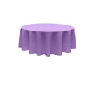 96" ROUND POLY POPLIN SEAMLESS TABLECLOTH - New Creations Fabric & Foam Inc