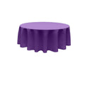 96" ROUND POLY POPLIN SEAMLESS TABLECLOTH - New Creations Fabric & Foam Inc