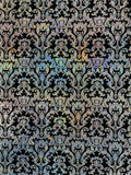 HOLOGRAPHIC DAMASK NYLON SPANDEX (By The Yard)