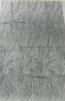 Shell Glitter Design On A Mesh Lace 54" Wide| New Creations Fabric & Foam Inc.