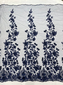 Princess 3D Floral Lace 50" Wide| New Creation Fabric & Foam Inc.