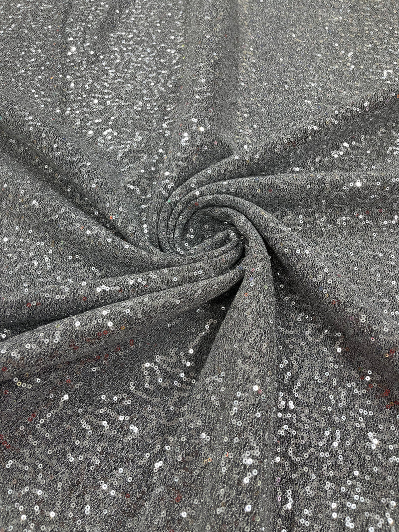 METALLIC TINSEL STRETCH LUREX SEQUIN FABRIC (By The Yard)