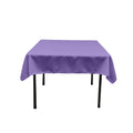 51" SQUARE POLY POPLIN TABLECLOTH