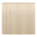 Backdrop Drape Curtain 10 Feet Wide x 8 Feet High, Polyester Poplin SEAMLESS 1 Panel.