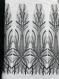 Palm Beaded Damask Design Fabric, by The Yard.