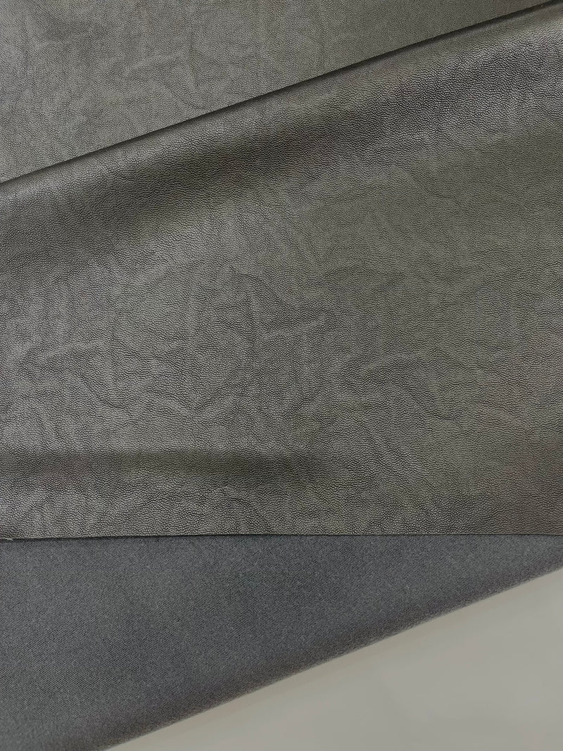 Stretch Vinyl Fabric, Plaid Pattern, 4-Way Stretch, Medium Weight, Sold by The Yard