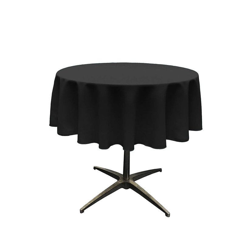 60" ROUND POLY POPLIN SEAMLESS TABLECLOTH