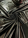 SHINY VINYL SPANDEX  GLOSSY FABRIC (by the yard)