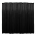 Backdrop Drape Curtain 10 Feet Wide x 8 Feet High, Polyester Poplin SEAMLESS 1 Panel.