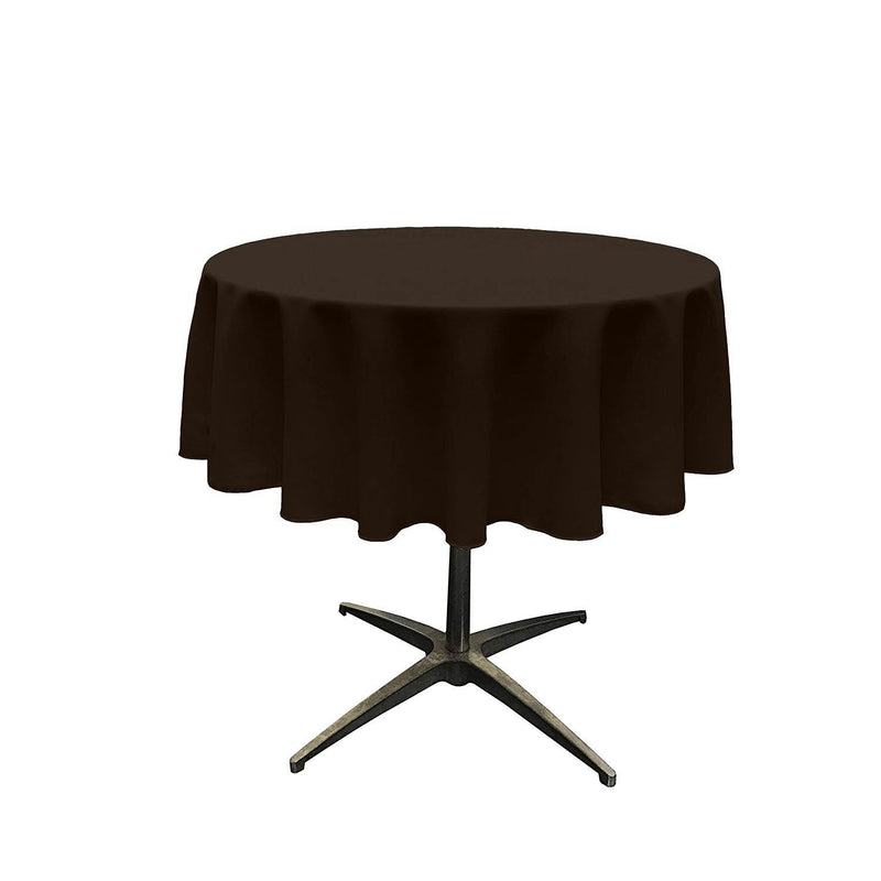 60" ROUND POLY POPLIN SEAMLESS TABLECLOTH