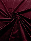 Solid Stretch Velvet Fabric  58/59" Wide 90% Polyester/10% Spandex By The Yard.