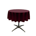 60" ROUND POLY POPLIN SEAMLESS TABLECLOTH