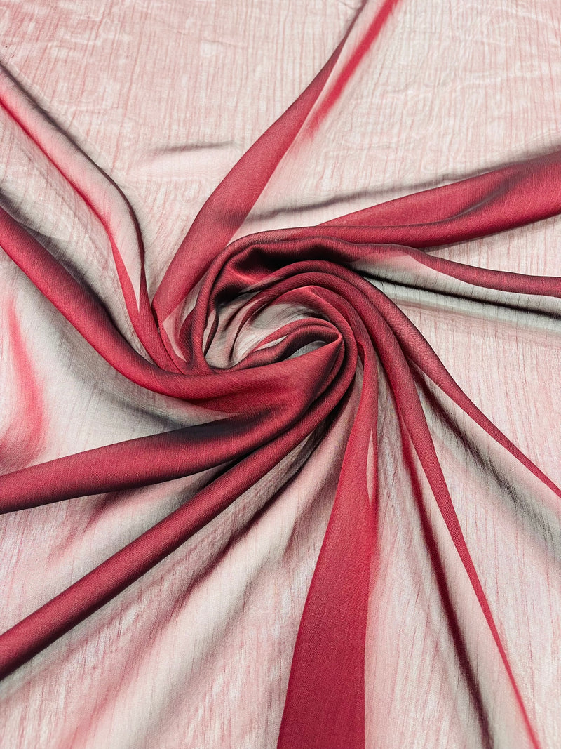 Chiffon Two Tone Sheer Fabric, by The Yard.