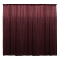 Backdrop Drape Curtain 10 Feet Wide x 8 Feet High, Polyester Poplin SEAMLESS 1 Panel.