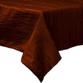 Rectangular Light Weight Accordion Design Crushed Taffeta Seamless Table Overlay. (58" Inches x 120" Inches)