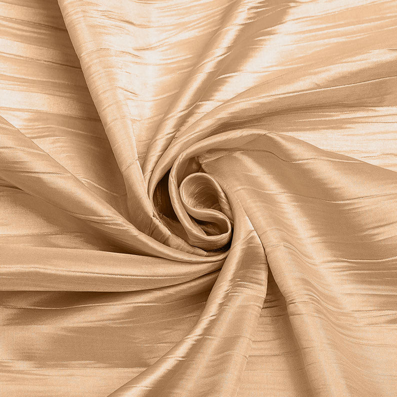 CRUSHED TAFFETA FABRIC (by the yard)