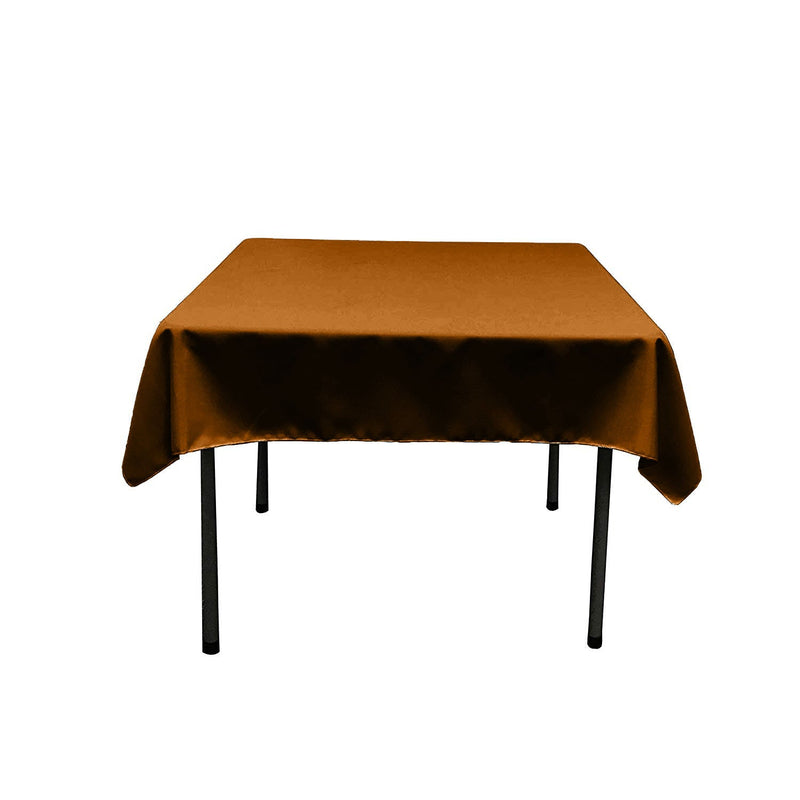 51" SQUARE POLY POPLIN TABLECLOTH