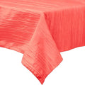 Rectangular Light Weight Accordion Design Crushed Taffeta Seamless Table Overlay. (58" Inches x 120" Inches)