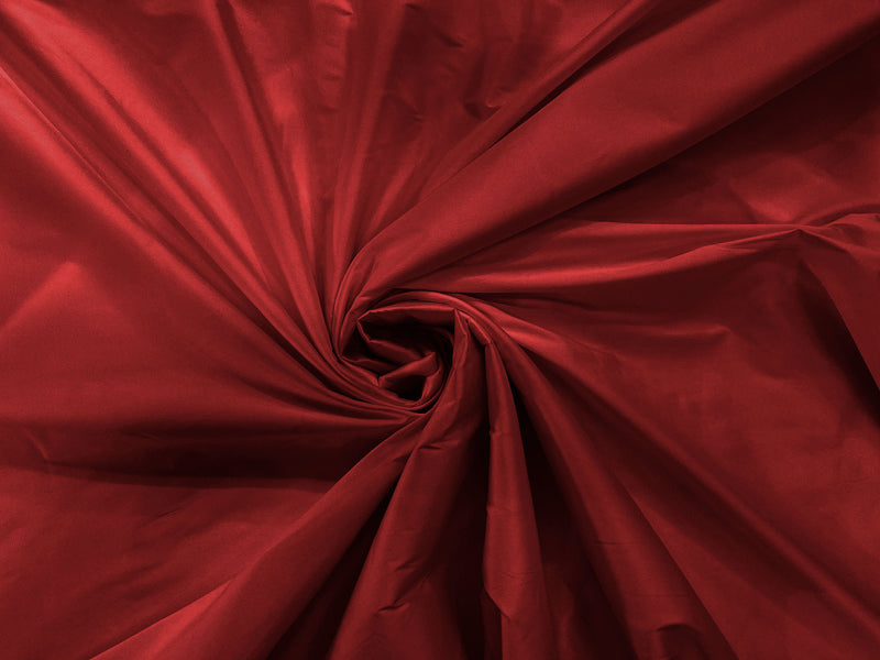 Cranberry - 100% Polyester Imitation Silk Taffeta Fabric 55" Wide/Costume/Dress/Cosplay/Wedding.