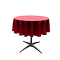 60" ROUND POLY POPLIN SEAMLESS TABLECLOTH