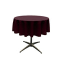 60" ROUND POLY POPLIN SEAMLESS TABLECLOTH