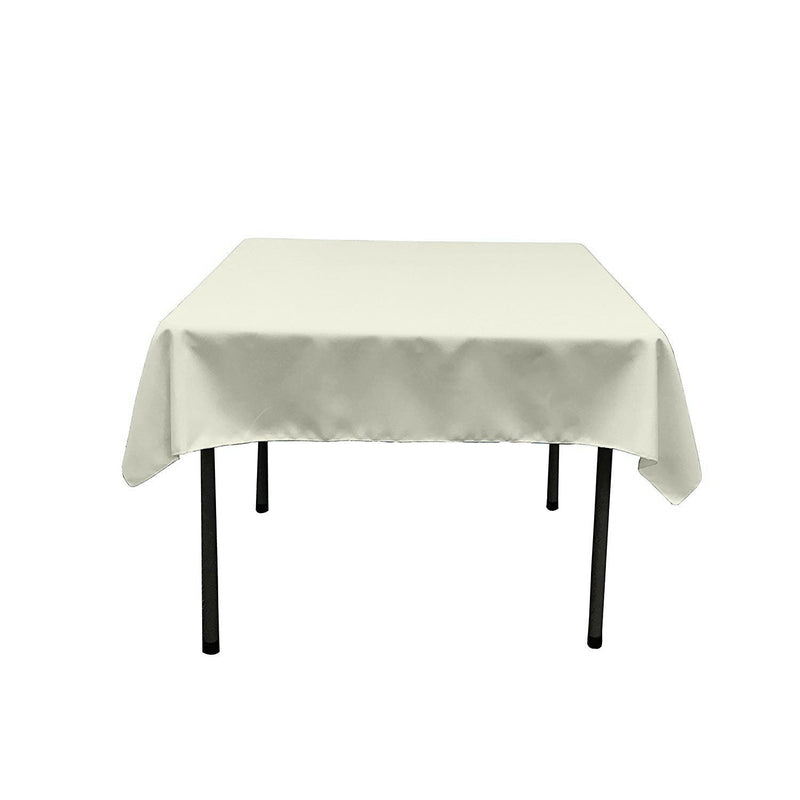 54" SQUARE POLY POPLIN TABLECLOTH