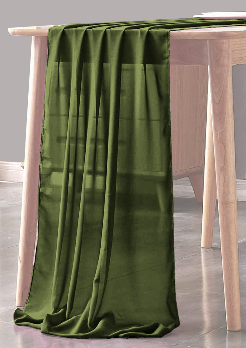 CHIFFON SHEER TABLE RUNNER (29" inches x 108" inches)