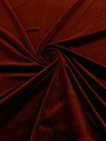 Solid Stretch Velvet Fabric  58/59" Wide 90% Polyester/10% Spandex By The Yard.