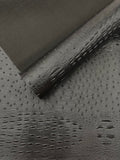 Gator Ostrich Embossed Vinyl Fabric  / 2 Tone Crocodile Ostrich Vinyl Leather 54" Wide