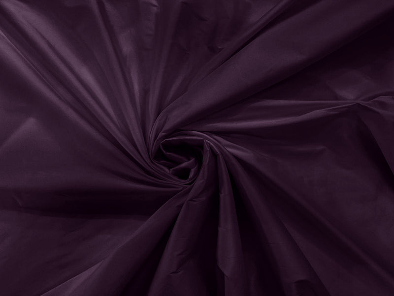 Eggplant - 100% Polyester Imitation Silk Taffeta Fabric 55" Wide/Costume/Dress/Cosplay/Wedding.